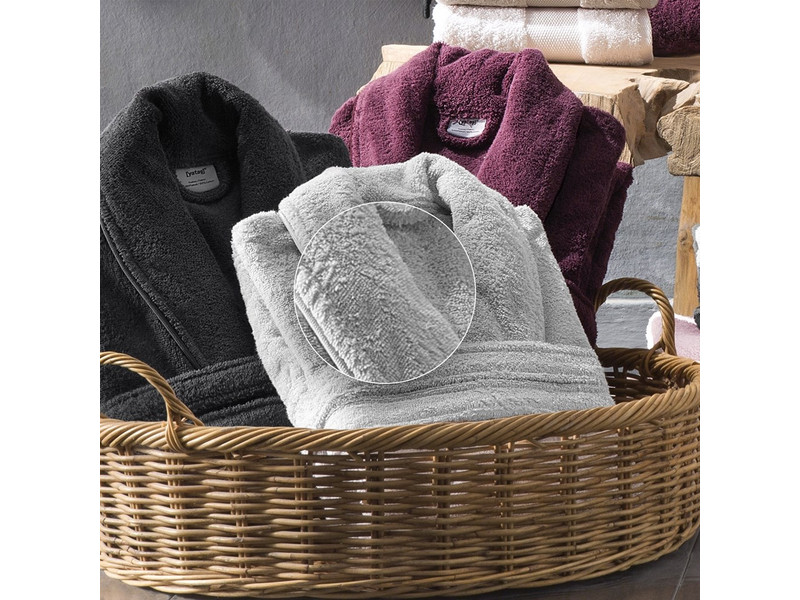 Банный халат ESSENTIALS (ЭССЕНШИАЛС) (серый)